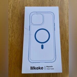 Mkeke iPhone 12/12 Pro Clear Magnetic Phone Case